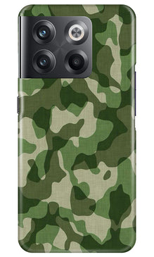 Army Camouflage Mobile Back Case for OnePlus 10T 5G  (Design - 106)