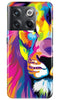 Colorful Lion Case for OnePlus 10T 5G  (Design - 110)