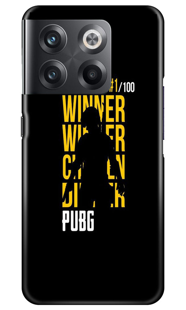 Pubg Winner Winner Case for OnePlus 10T 5G  (Design - 146)