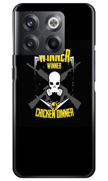 Winner Winner Chicken Dinner Mobile Back Case for OnePlus 10T 5G  (Design - 147)
