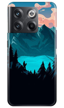 Mountains Mobile Back Case for OnePlus 10T 5G (Design - 155)
