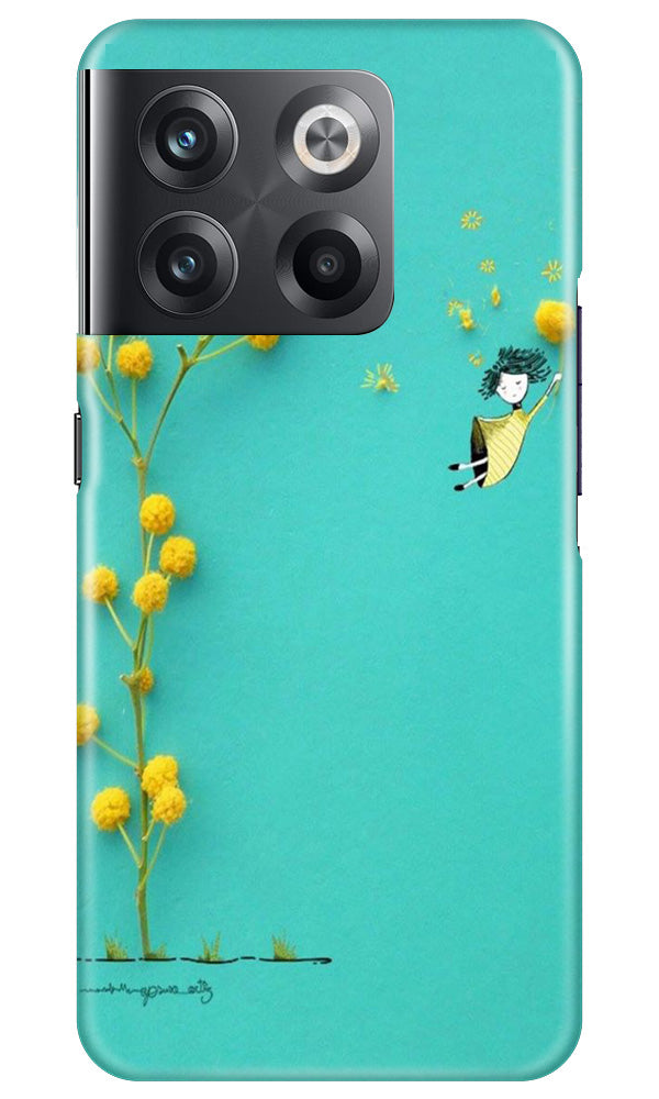 Flowers Girl Case for OnePlus 10T 5G (Design No. 185)