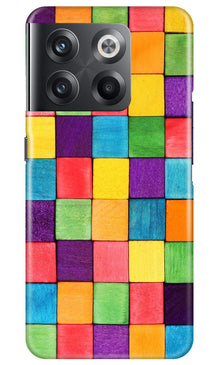 Colorful Square Mobile Back Case for OnePlus 10T 5G (Design - 187)