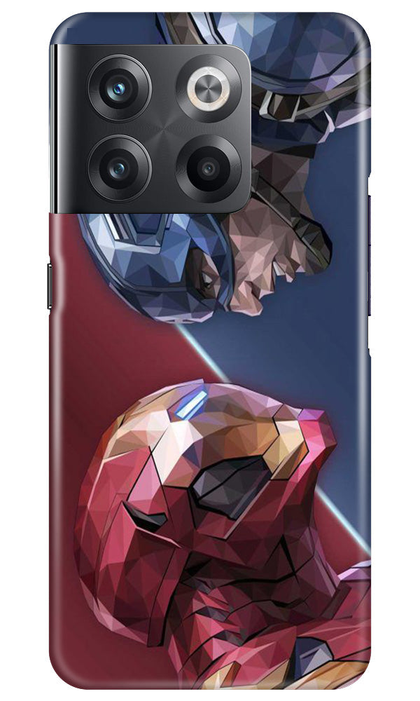 Ironman Captain America Case for OnePlus 10T 5G (Design No. 214)