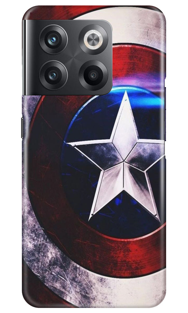Captain America Shield Case for OnePlus 10T 5G (Design No. 219)