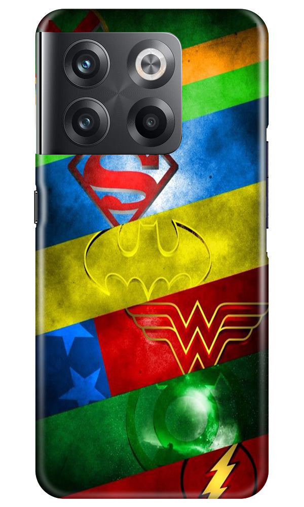 Superheros Logo Case for OnePlus 10T 5G (Design No. 220)
