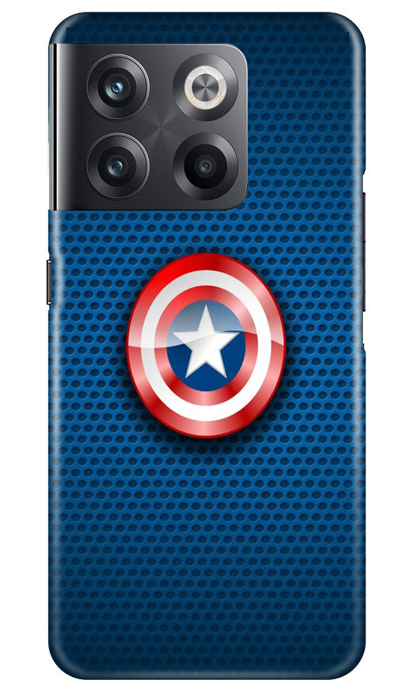 Captain America Shield Case for OnePlus 10T 5G (Design No. 222)