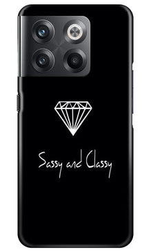 Sassy and Classy Mobile Back Case for OnePlus 10T 5G (Design - 233)