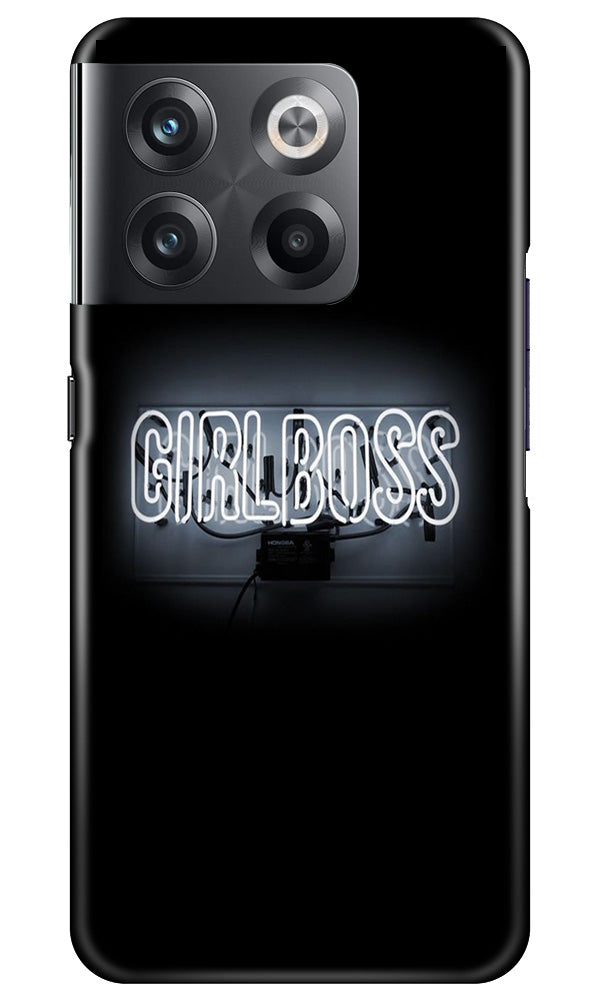 Girl Boss Black Case for OnePlus 10T 5G (Design No. 237)