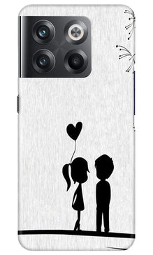 Cute Kid Couple Mobile Back Case for OnePlus 10T 5G (Design - 252)