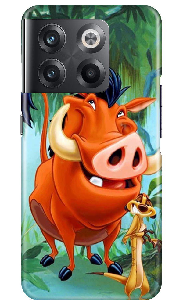 Timon and Pumbaa Mobile Back Case for OnePlus 10T 5G (Design - 267)