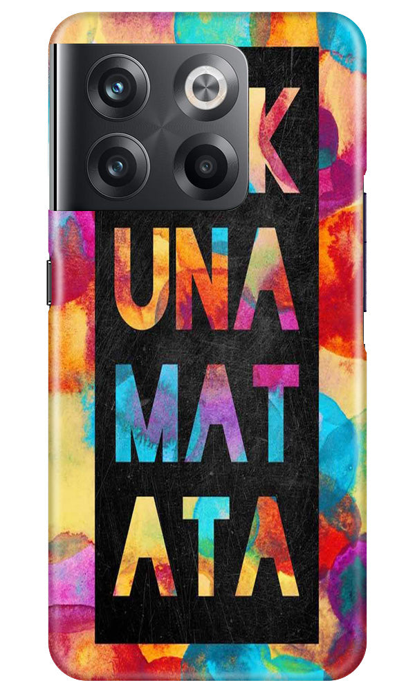 Hakuna Matata Mobile Back Case for OnePlus 10T 5G (Design - 285)