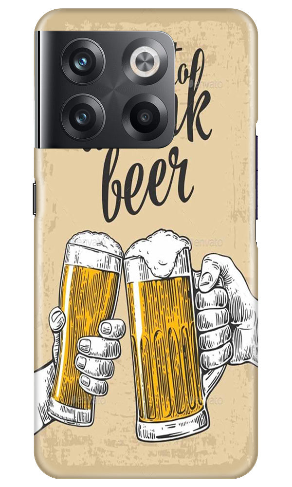 Drink Beer Mobile Back Case for OnePlus 10T 5G (Design - 290)