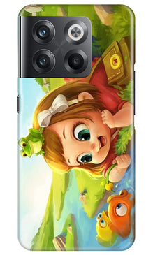 Baby Girl Mobile Back Case for OnePlus 10T 5G (Design - 301)