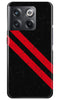 Black Red Pattern Mobile Back Case for OnePlus 10T 5G (Design - 332)