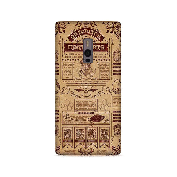 Hogwarts Mobile Back Case for OnePlus 2   (Design - 304)