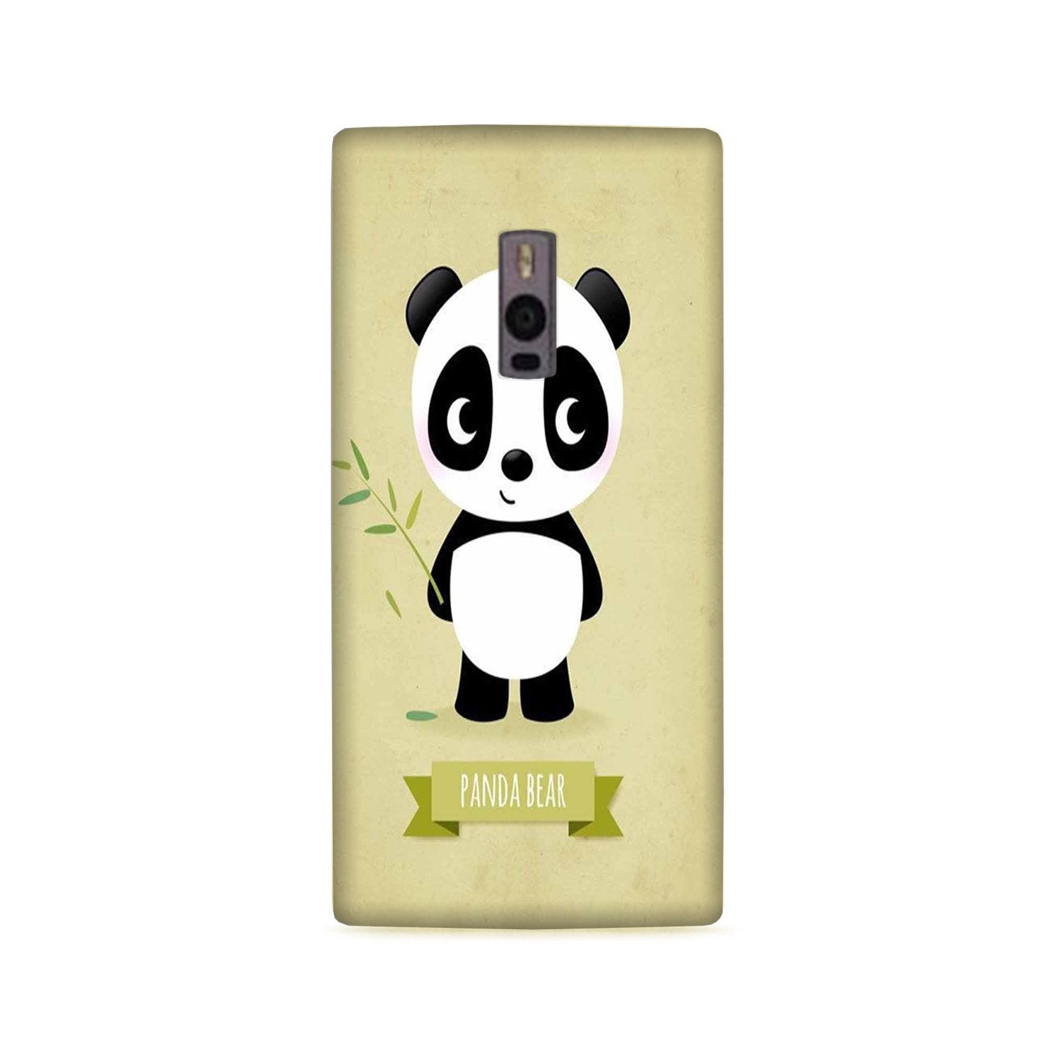 Panda Bear Mobile Back Case for OnePlus 2   (Design - 317)