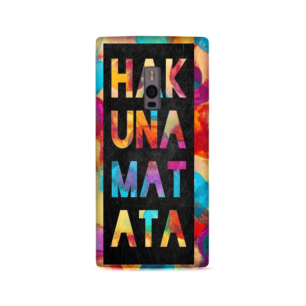 Hakuna Matata Mobile Back Case for OnePlus 2   (Design - 323)