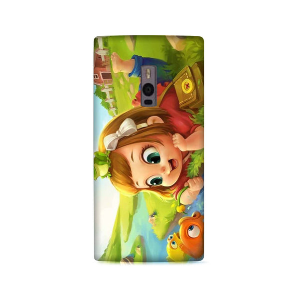 Baby Girl Mobile Back Case for OnePlus 2   (Design - 339)