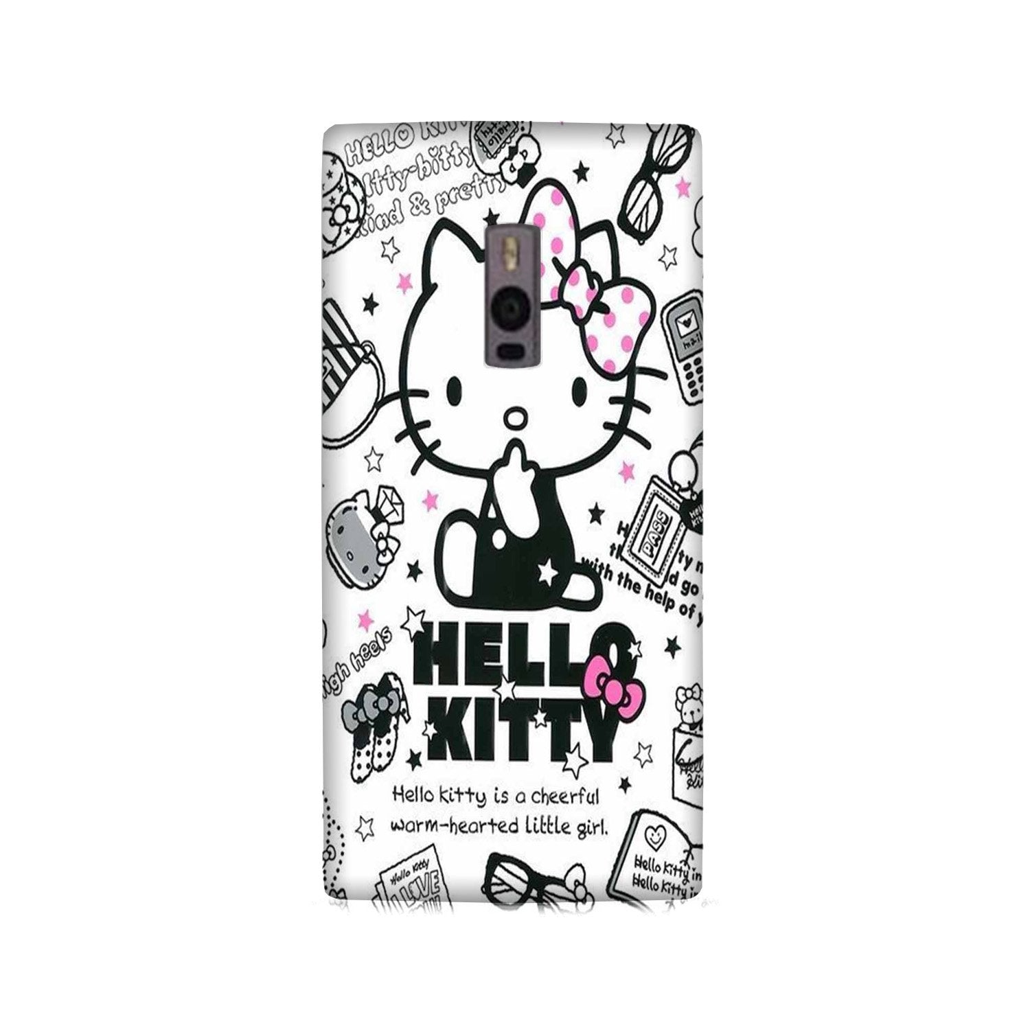 Hello Kitty Mobile Back Case for OnePlus 2   (Design - 361)