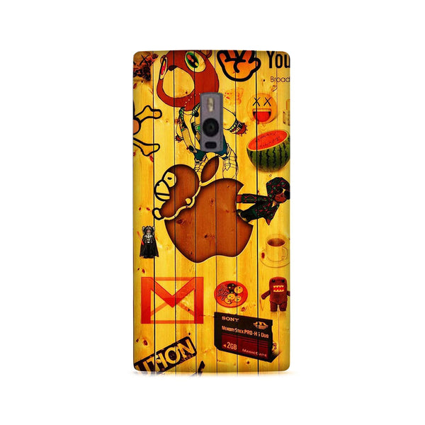 Wooden Texture Mobile Back Case for OnePlus 2   (Design - 367)
