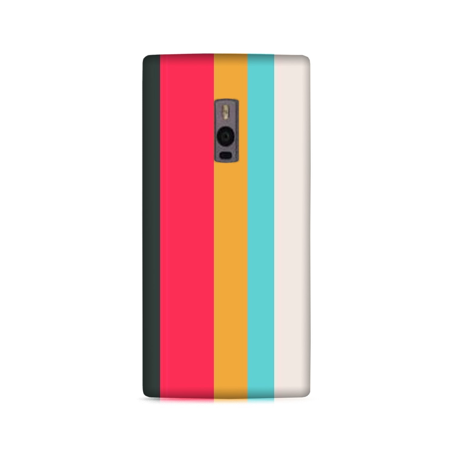 Color Pattern Mobile Back Case for OnePlus 2   (Design - 369)