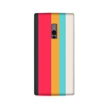 Color Pattern Mobile Back Case for OnePlus 2   (Design - 369)