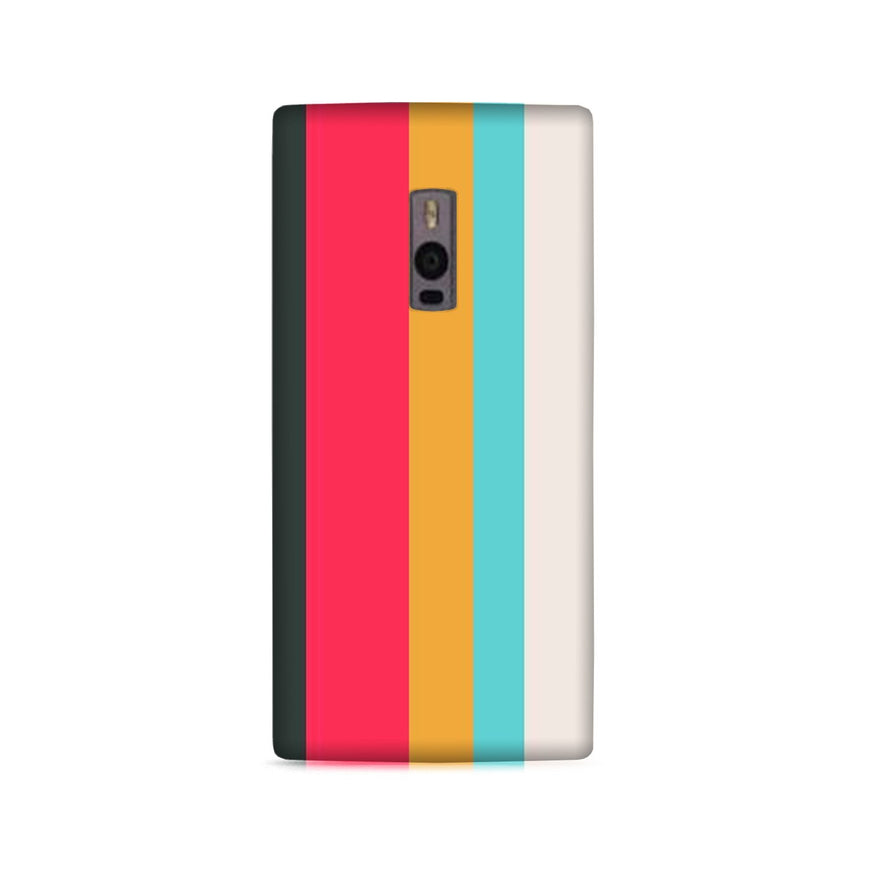 Color Pattern Mobile Back Case for OnePlus 2   (Design - 369)