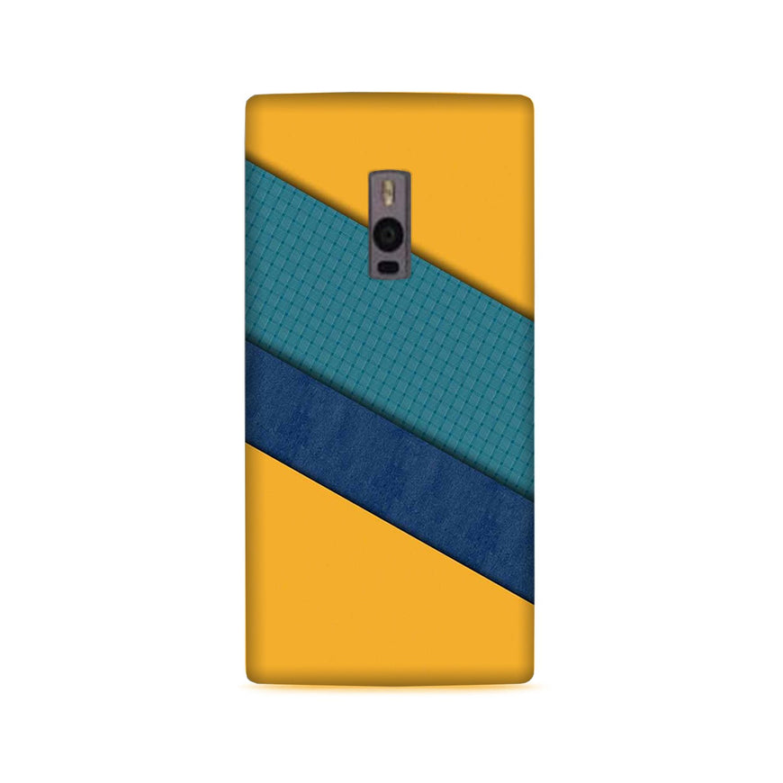 Diagonal Pattern Mobile Back Case for OnePlus 2   (Design - 370)