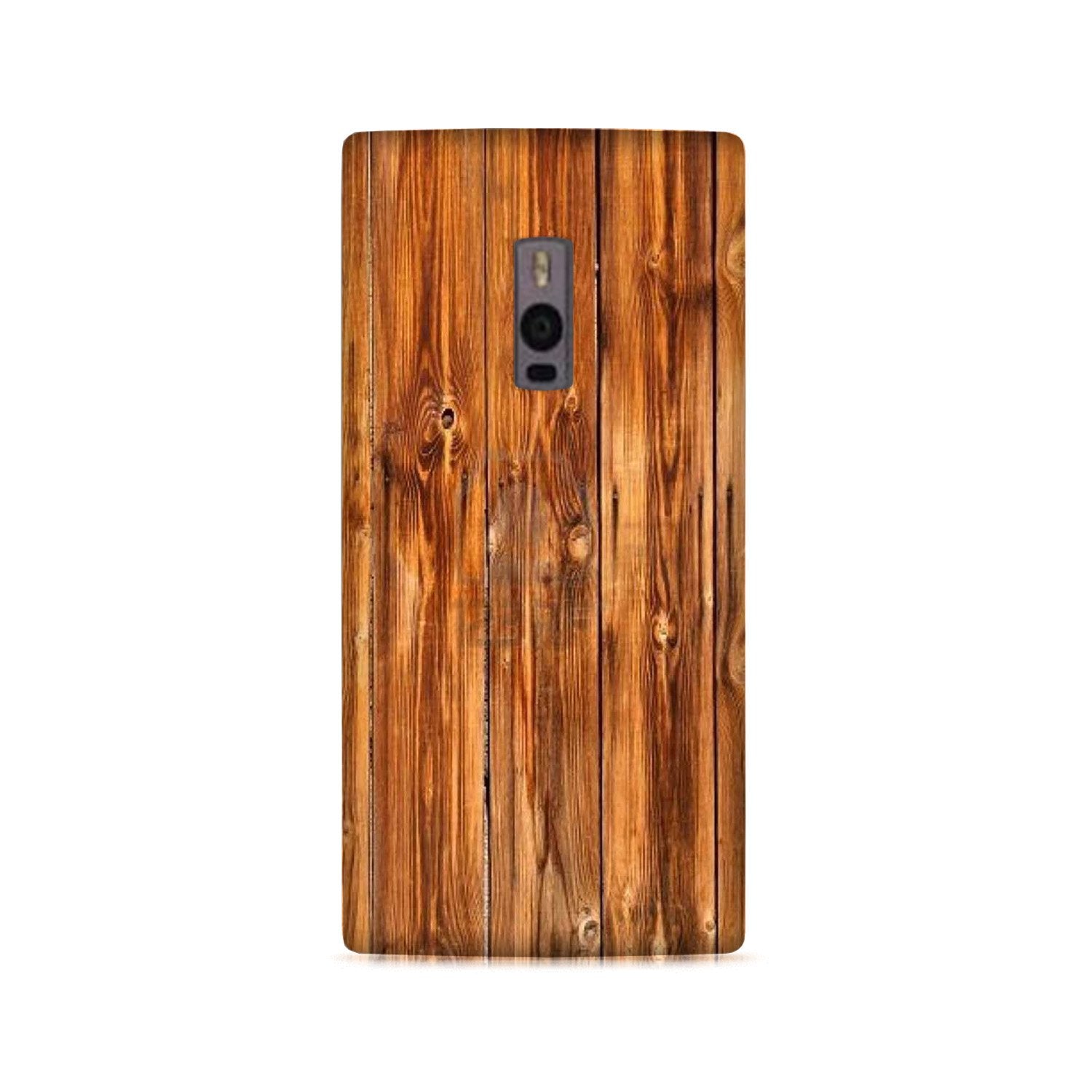 Wooden Texture Mobile Back Case for OnePlus 2   (Design - 376)