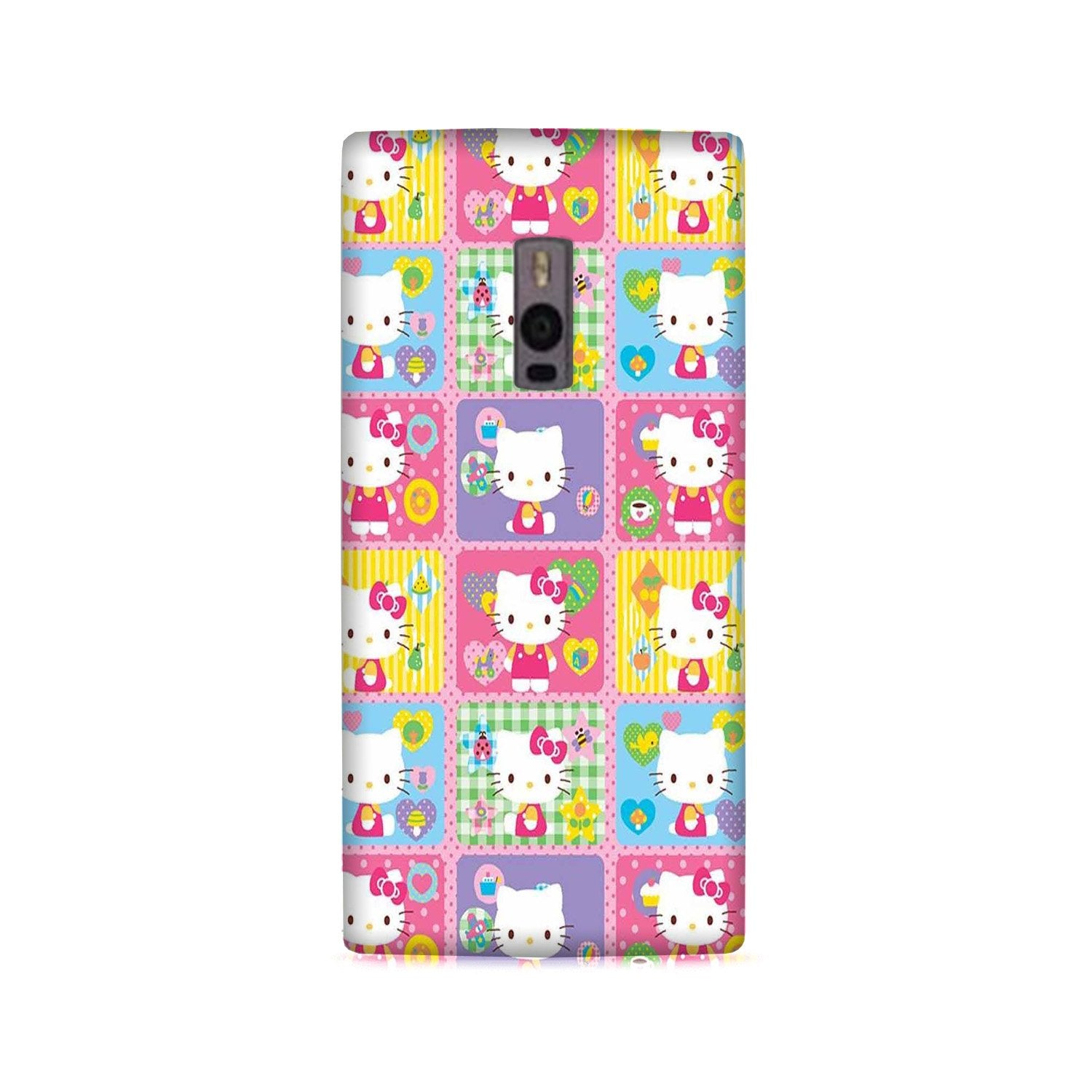 Kitty Mobile Back Case for OnePlus 2   (Design - 400)