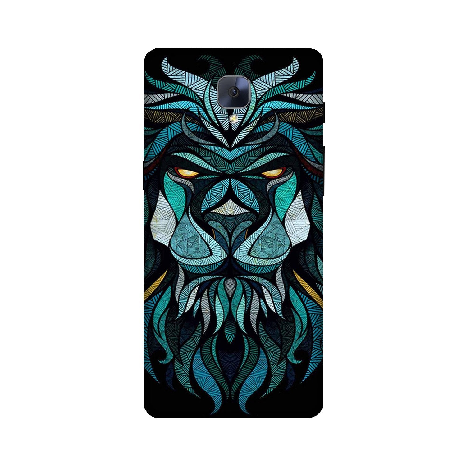 Lion Mobile Back Case for OnePlus 3 / 3T   (Design - 314)
