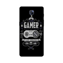 Gamer Mobile Back Case for OnePlus 3 / 3T   (Design - 330)