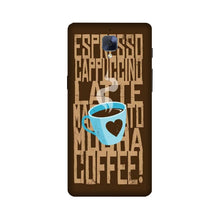 Love Coffee Mobile Back Case for OnePlus 3 / 3T   (Design - 351)