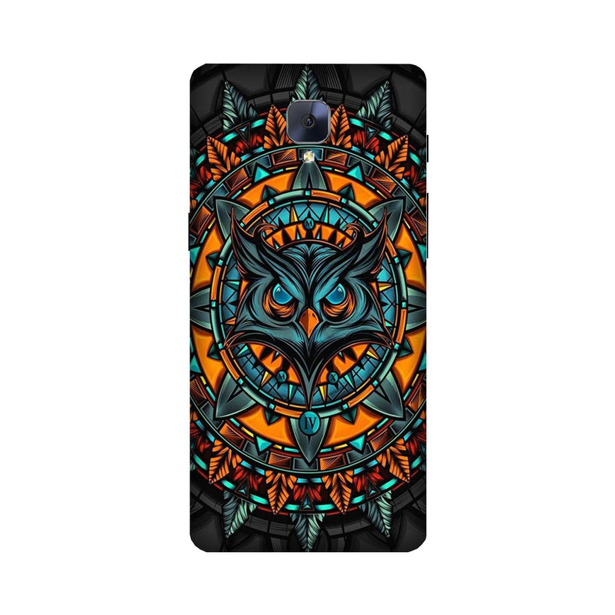 Owl Mobile Back Case for OnePlus 3 / 3T   (Design - 360)