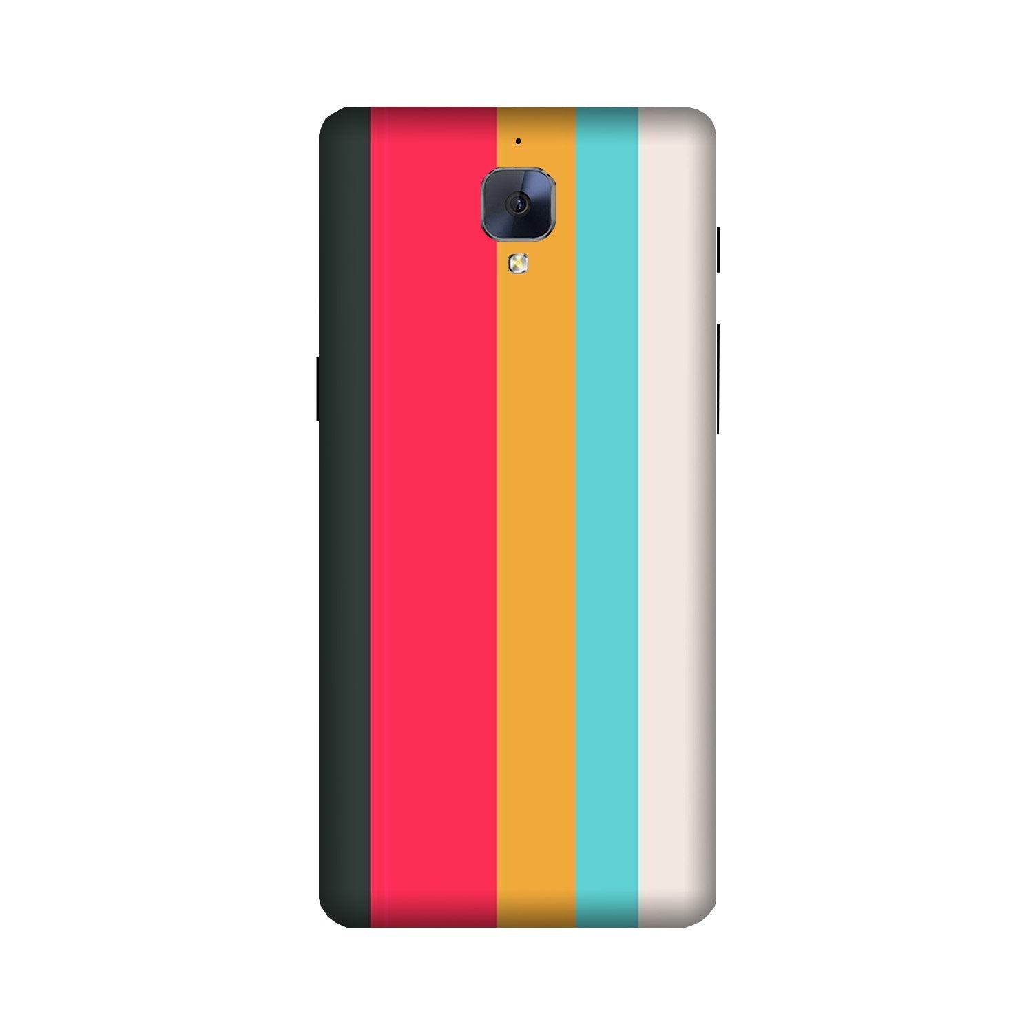 Color Pattern Mobile Back Case for OnePlus 3 / 3T   (Design - 369)