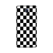 Black White Boxes Mobile Back Case for OnePlus 3 / 3T   (Design - 372)