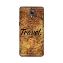 Travel Mobile Back Case for OnePlus 3 / 3T   (Design - 375)