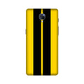 Black Yellow Pattern Mobile Back Case for OnePlus 3 / 3T   (Design - 377)