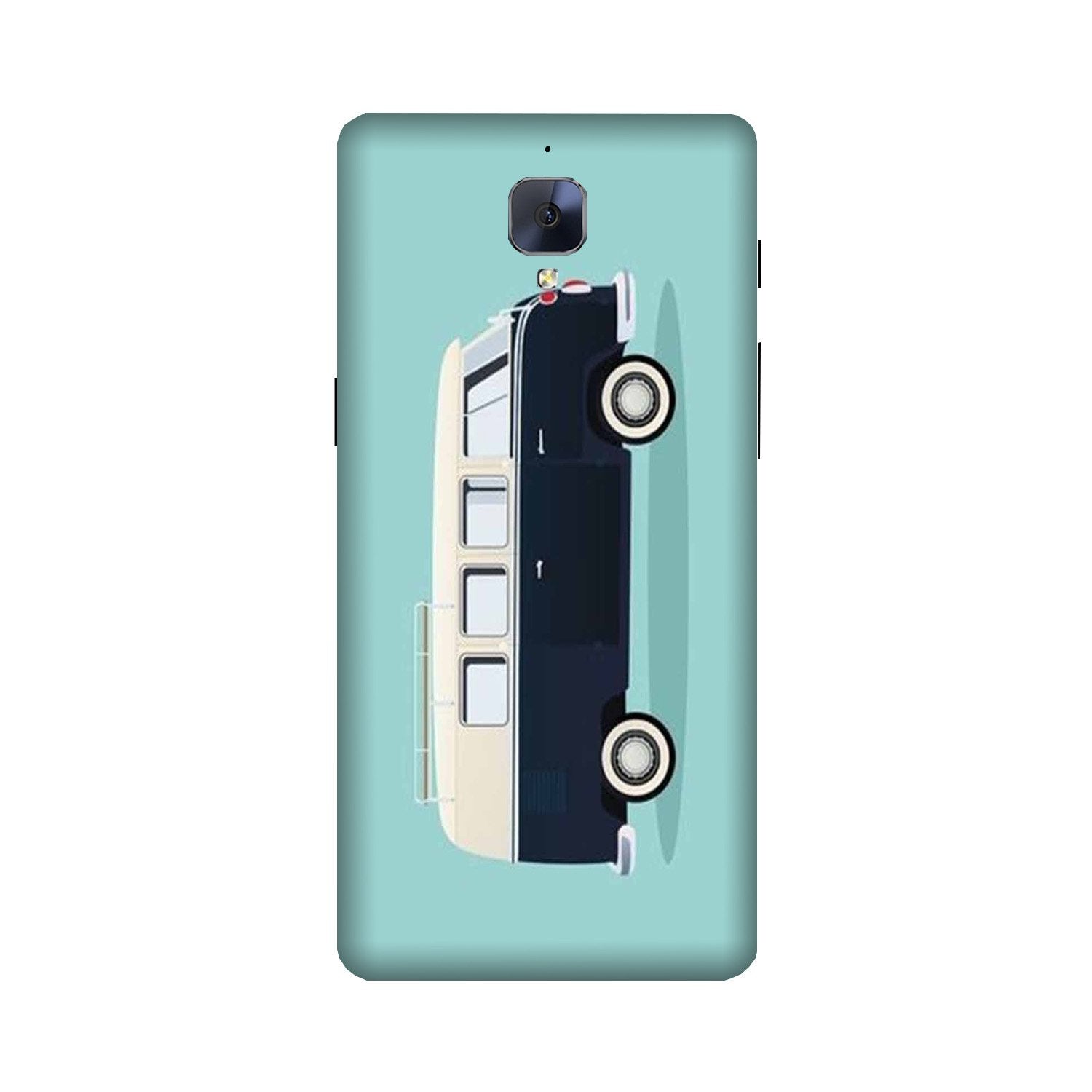 Travel Bus Mobile Back Case for OnePlus 3 / 3T   (Design - 379)