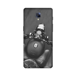 Royal Enfield Mobile Back Case for OnePlus 3 / 3T   (Design - 382)