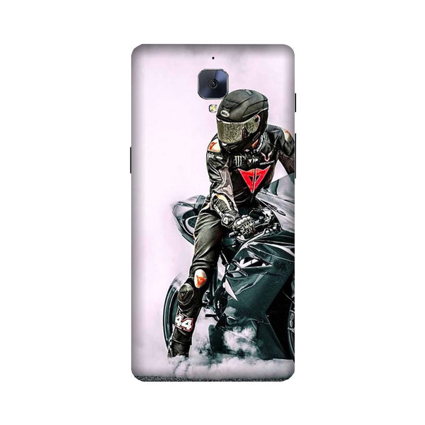 Biker Mobile Back Case for OnePlus 3 / 3T   (Design - 383)