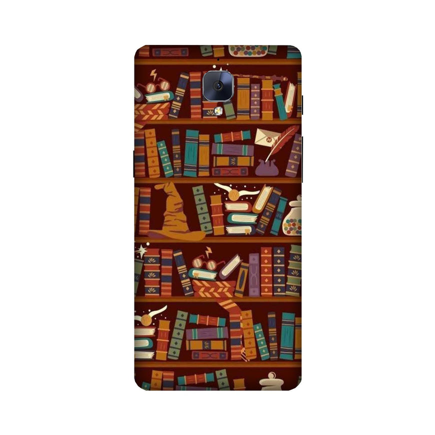 Book Shelf Mobile Back Case for OnePlus 3 / 3T   (Design - 390)