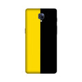 Black Yellow Pattern Mobile Back Case for OnePlus 3 / 3T   (Design - 397)