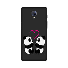 Panda Love Mobile Back Case for OnePlus 3 / 3T   (Design - 398)