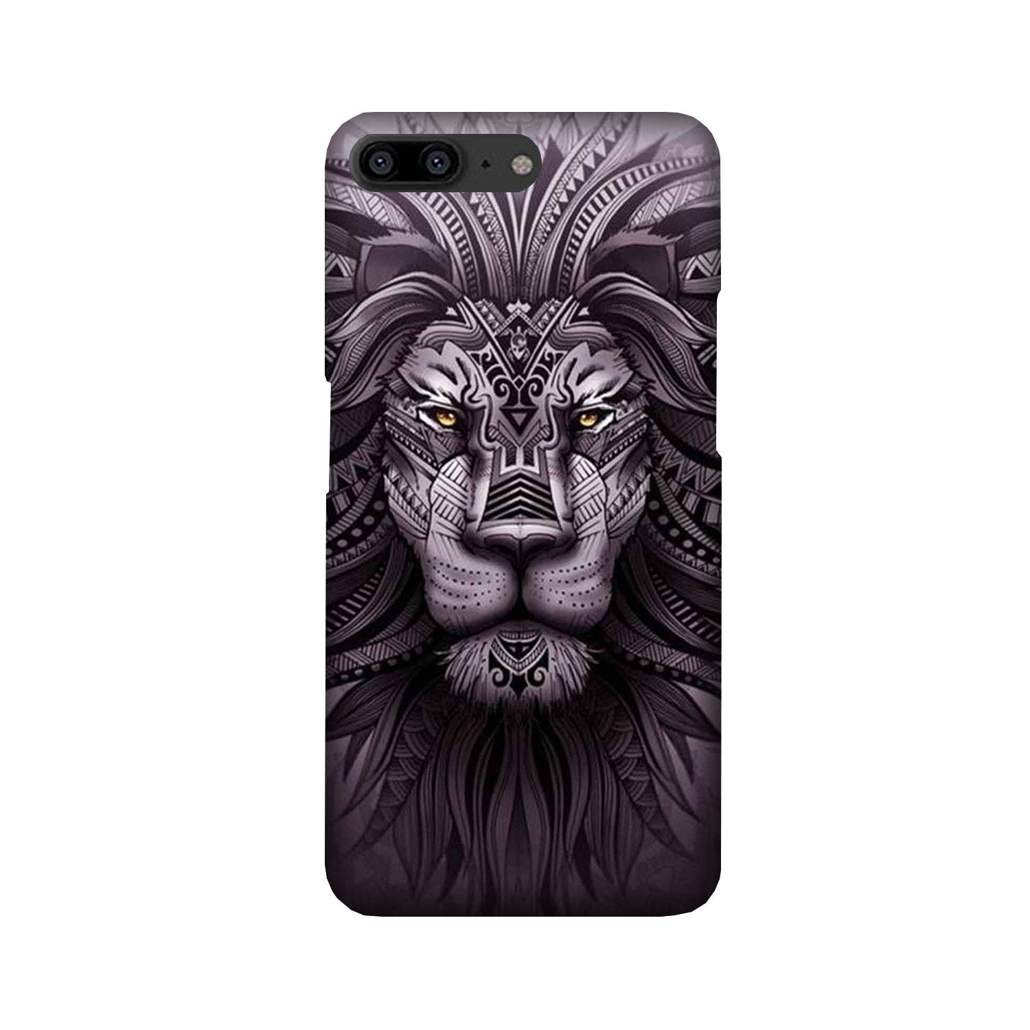 Lion Mobile Back Case for OnePlus 5 (Design - 315)