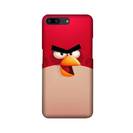 Angry Bird Red Mobile Back Case for OnePlus 5 (Design - 325)