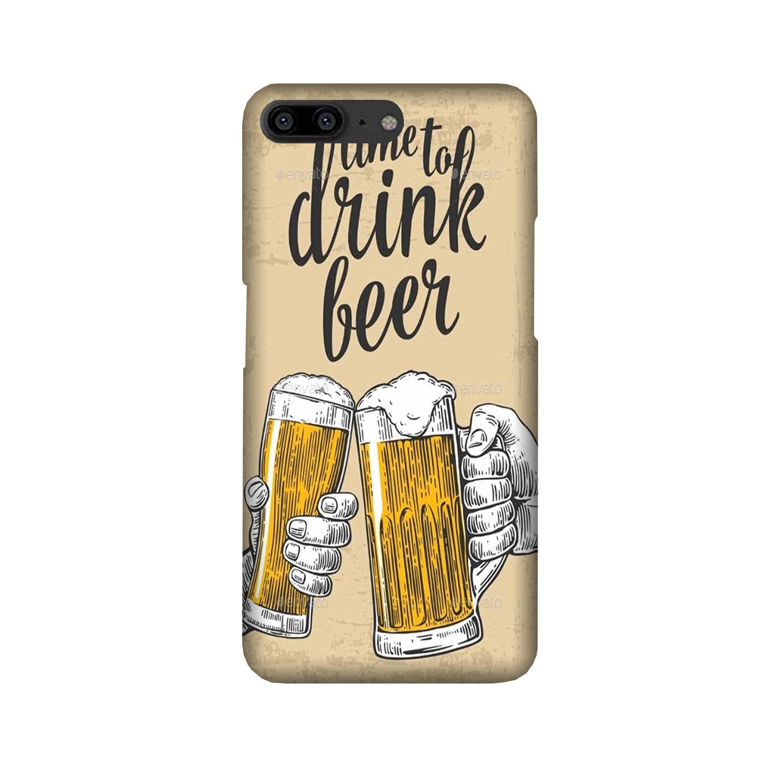 Drink Beer Mobile Back Case for OnePlus 5 (Design - 328)