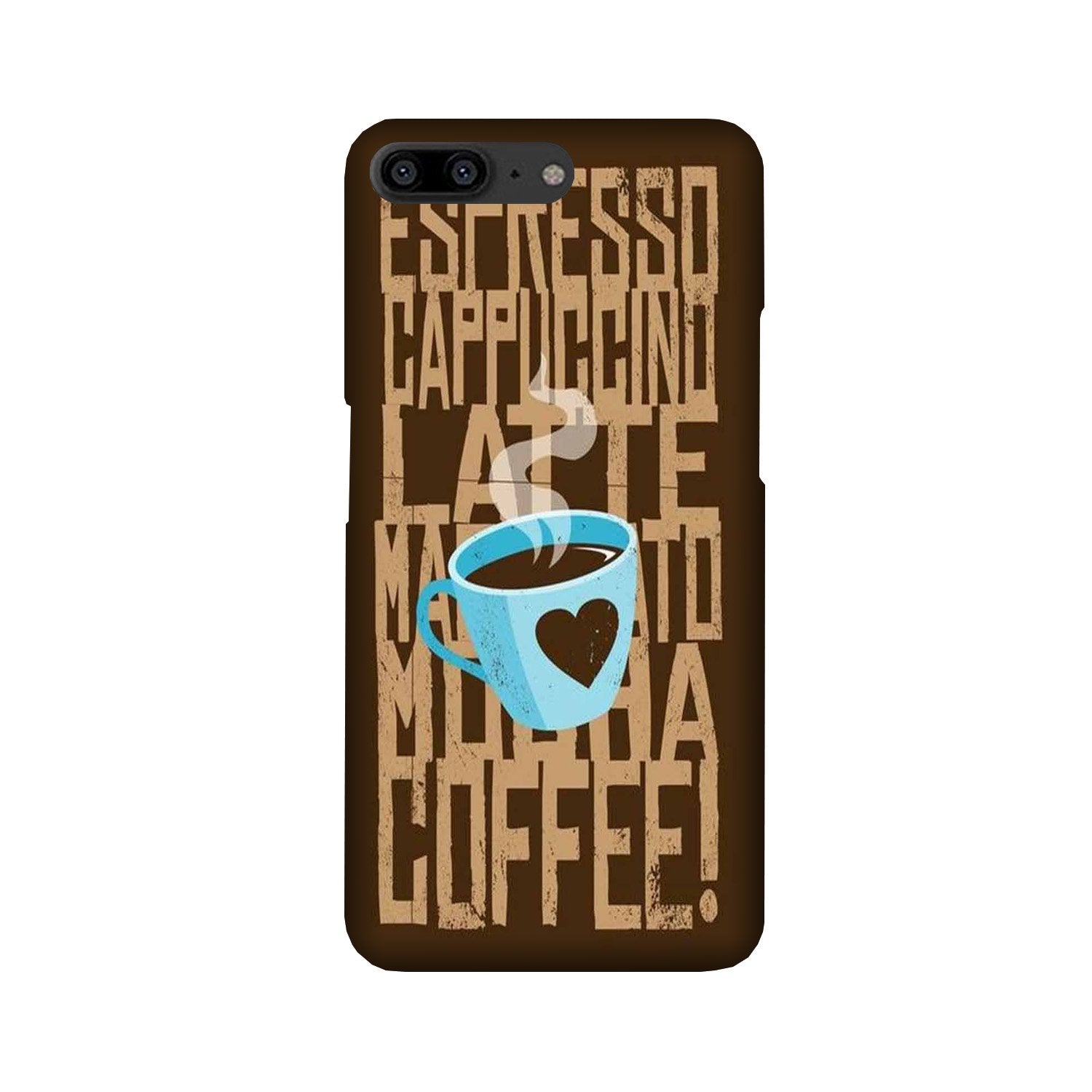 Love Coffee Mobile Back Case for OnePlus 5   (Design - 351)