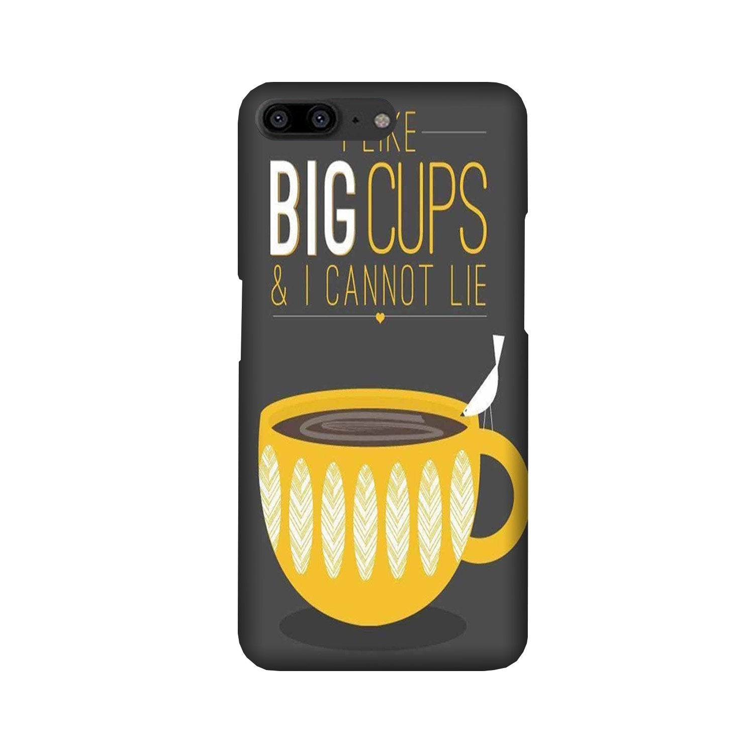Big Cups Coffee Mobile Back Case for OnePlus 5 (Design - 352)